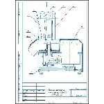 Чертеж машина протирочно-резательная МПР-350