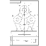Чертеж детали "Станина" по теме сопряжения в AutoCAD