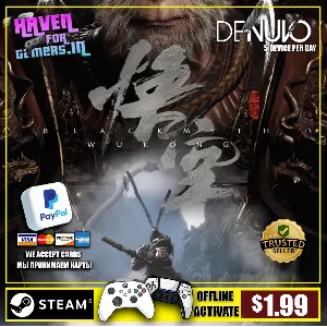 Black Myth Wukong STEAM OFFLINE 🚀 Steam Guard 🔥DENUVO