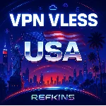 VPN ВПН VLESS США ЛИЧНЫЙ | АВТОВЫДАЧА 24/7 | СБП 0%