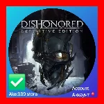 🔴Epic✅Dishonored - Definitive Edition аккаунт+почта💜