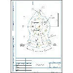 Чертеж детали серьга по теме сопряжения