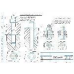 Чертеж болтового соединения М16, шпилечного М24