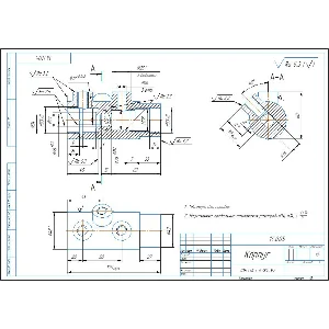 14.005 корпус - чертеж детали