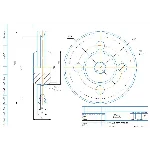 Чертеж детали блок