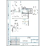 05.002 пробка - чертеж детали