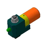 МЧ00.10.00.00 зажим гидравлический поворотный - 3D