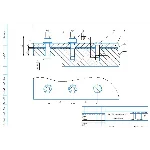 Чертеж болтового, шпилечного, винтового соединения М12