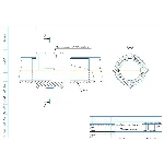 Чертеж трубное соединение G1 с муфтой 25 ГОСТ 8954