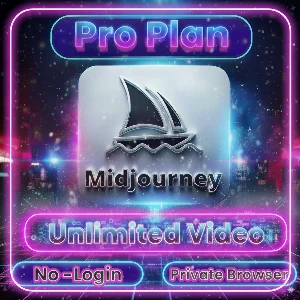 Midjourney Pro Plan Неограниченное количество видео Еже