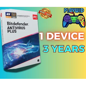 BitDefender Antivirus Plus 1 ПК, ключ на 3 года