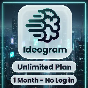 Ideogram Plus Безлимитный 1 месяц Без входа в систему