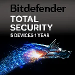 Bitdefender Total Security 5 устройство 1 год