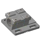 МЧ00.04.00.004 корпус 3D модель в компасе