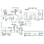 Чертеж соединение болтом М20, шпилькой М16х1,5