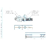 Чертеж соединение болтом М12, шпилькой М10, винтом М8
