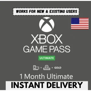 Xbox Game Pass Ultimate  1M US Auto Delivery