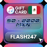 Подарочная карта Apple и iTunes MX | 50–2000 MXN | АВТО