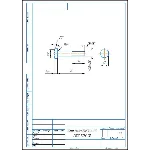 Чертеж детали Болт М10х1,25х55 в компасе