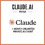 Claude AI Pro 1 месяц — личный аккаунт