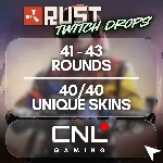 TWITCH DROPS RUST | 41 - 43 РАУНД 40/40 УНИКАЛЬНЫЕ ОБЛИ