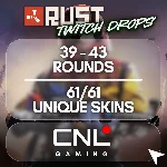 TWITCH DROPS RUST | УНИКАЛЬНЫЕ ОБЛИКИ 39 - 43 РАУНДА 61