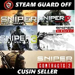 🎮 Общий аккаунт - Все части Sniper: Ghost Warrior