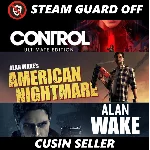 🎮 Общий аккаунт Control + Alan Wake | Без Steam Guard
