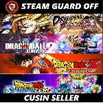 🎮 Общий аккаунт DRAGON BALL: 4 ЧАСТИ | Без Steam Guard