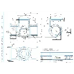 Чертеж детали корпус клапана