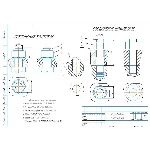 Чертеж болтовое соединение М22, шпилечное М22х1,5