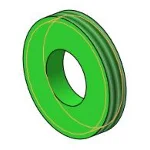 14.009 гайка - 3D модель детали