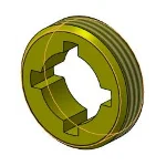 14.011 гайка - 3D модель детали