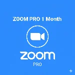 Zoom – Pro-аккаунт, до 100 участников, 1 месяц