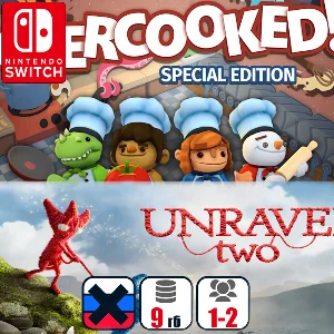 Unravel Two + Overcooked | Nintendo Switch