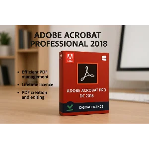 Adobe Acrobat Pro 2018  Windows 1 Device  Lifetime