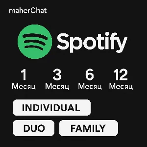 1/3/6/12 SPOTIFY PREMIUM INDIVIDUAL/DUO/FAMILY AUTO