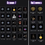 Темнее и Темнее 65 предметов Хэллоуин сезон7 твич дропы