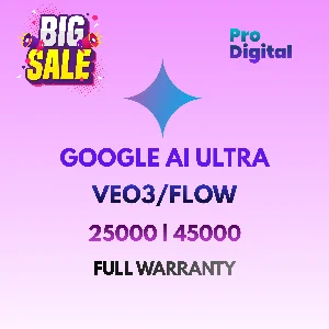 Gemini AI Pro/Ultra 25000 Credit Flow Veo3 1 месяц