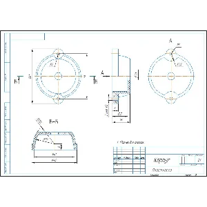 16.01 корпус - чертеж и 3D модель детали