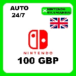 АВТО КАРТА ПОПОЛНЕНИЯ Nintendo eShop 100 GBP UK 24/7