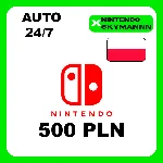 АВТО КАРТА ПОПОЛНЕНИЯ Nintendo eShop 500 PLN ПОЛЬША