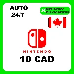АВТО КАРТА ПОПОЛНЕНИЯ Nintendo eShop 10 CAD КАНАДА 24/7