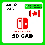 АВТО КАРТА ПОПОЛНЕНИЯ Nintendo eShop 50 CAD КАНАДА 24/7