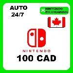 АВТО КАРТА ПОПОЛНЕНИЯ Nintendo eShop 100 CAD КАНАДА