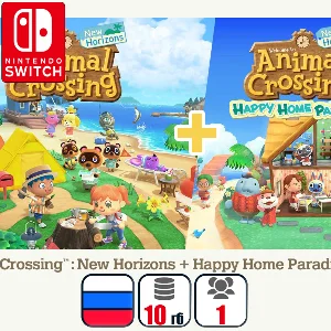 Animal Crossing: New Horizons + Happy Home Paradise |NS