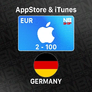 Карты Apple iTunes 2 - 100 EUR (Germany) Германия