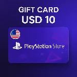 Карта PlayStation (PSN) 10 USD (Долларов) США