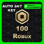 100 ROBUX КАРТА ПОПОЛНЕНИЯ ROBLOX GLOBAL АВТО 24/7