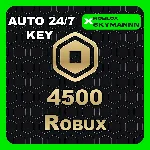 4500 ROBUX КАРТА ПОПОЛНЕНИЯ ROBLOX GLOBAL АВТО 24/7